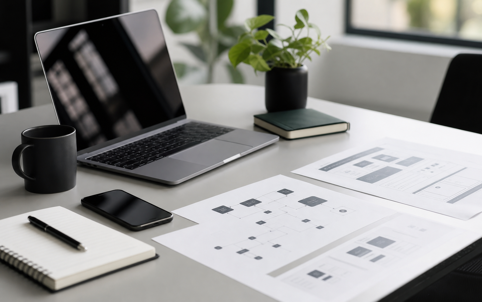 A focused software planning workspace